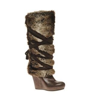boots en fourrure